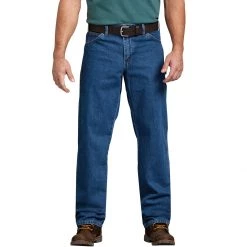 Dickies Men's Relaxed Fit Stonewashed Carpenter Denim Jean
