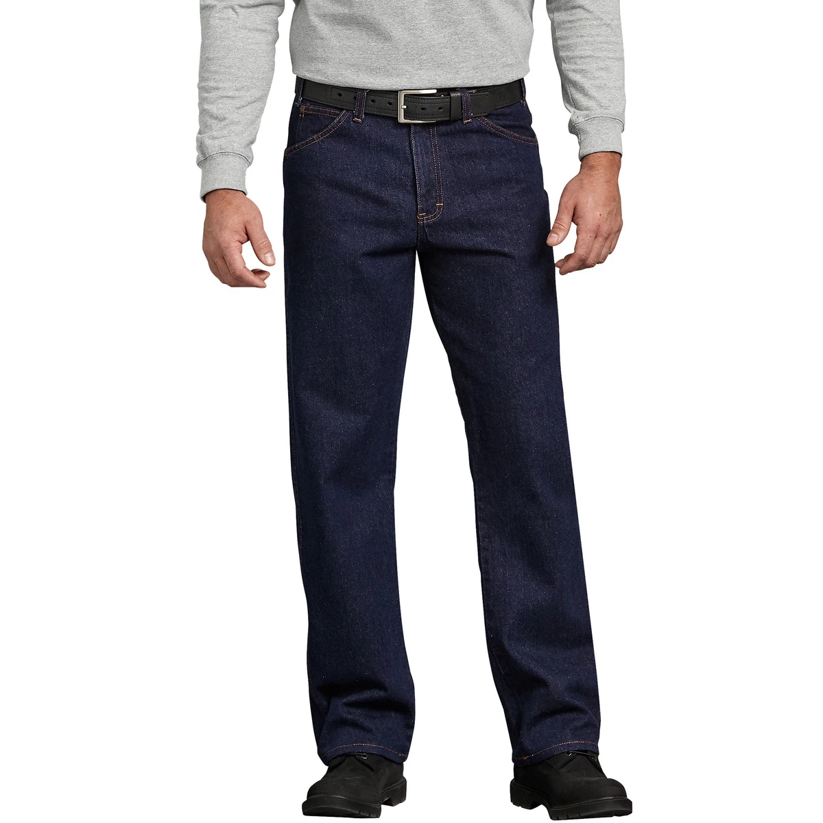 Dickies Men's Regular Straight Fit 5-Pocket Denim Jean 1 Dickies Men's Regular Straight Fit 5-Pocket Denim Jean