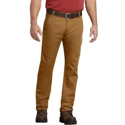 Dickies Men's Flex Regular Fit Straight Leg Touch Max Duck Carpenter Pants