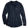 Carhartt Women's Flame-Resistant FORCE® Cotton Long-Sleeve Henley