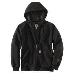 Carhartt Men's RAIN DEFENDER® Relaxed Fit Midweight Quilt-Lined Full-Zip Sweatshirt