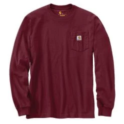 Carhartt Men's Loose Fit Heavyweight Long-Sleeve Pocket T-Shirt