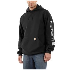 Carhartt Men's Loose Fit Midweight Logo Sleeve Graphic Sweatshirt