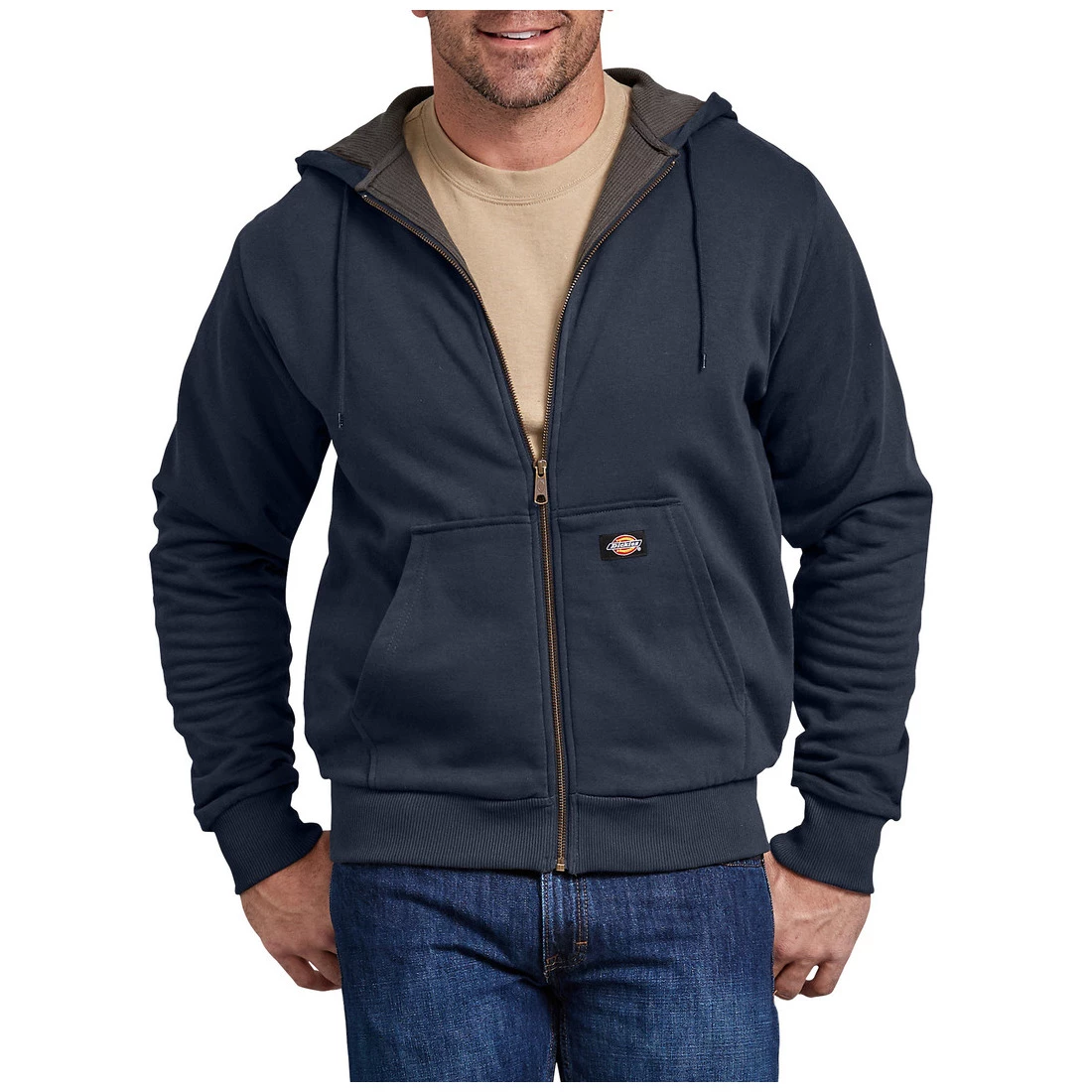 Dickies Men's Thermal Lined Fleece Hoodie 1 Dickies Men's Thermal Lined Fleece Hoodie