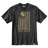 Carhartt Men's Relaxed Fit Midweight Short-Sleeve Flag Graphic T-Shirt