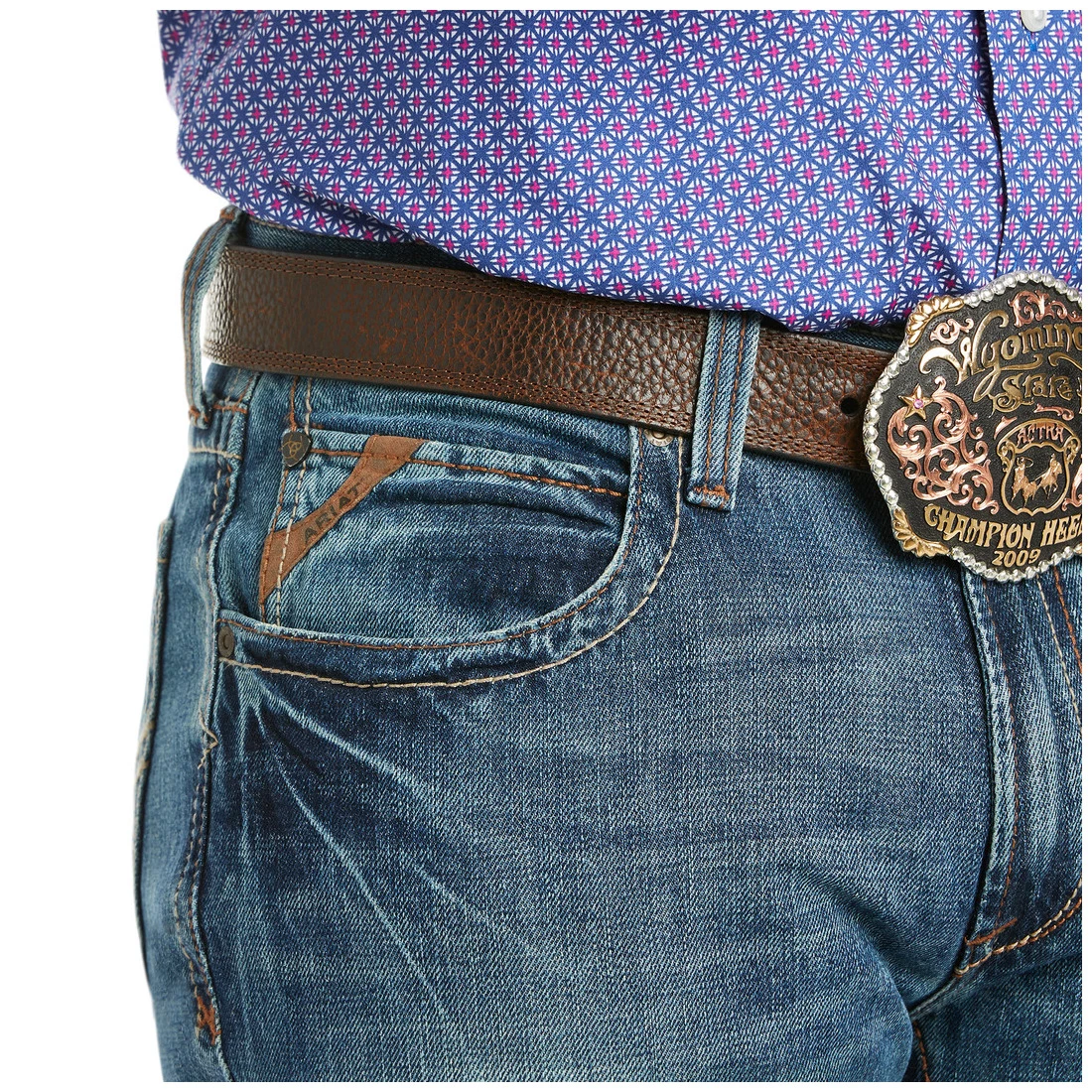 Ariat Men's M4 Low Rise Scoundrel Boot Jean 3 Ariat Men's M4 Low Rise Scoundrel Boot Jean - Image 3