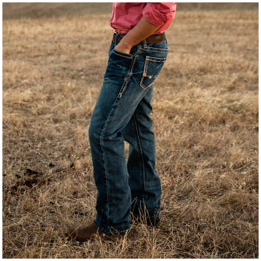 Ariat Men's M4 Low Rise Boundary Boot Cut Jean 3 Ariat Men's M4 Low Rise Boundary Boot Cut Jean - Image 3