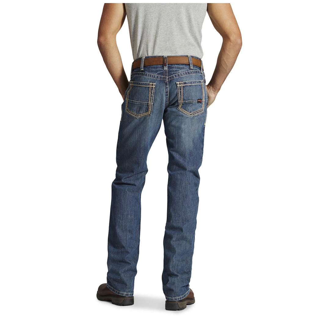 Ariat Men's FR M4 Low Rise Boundary Boot Cut Jean 2 Ariat Men's FR M4 Low Rise Boundary Boot Cut Jean - Image 2