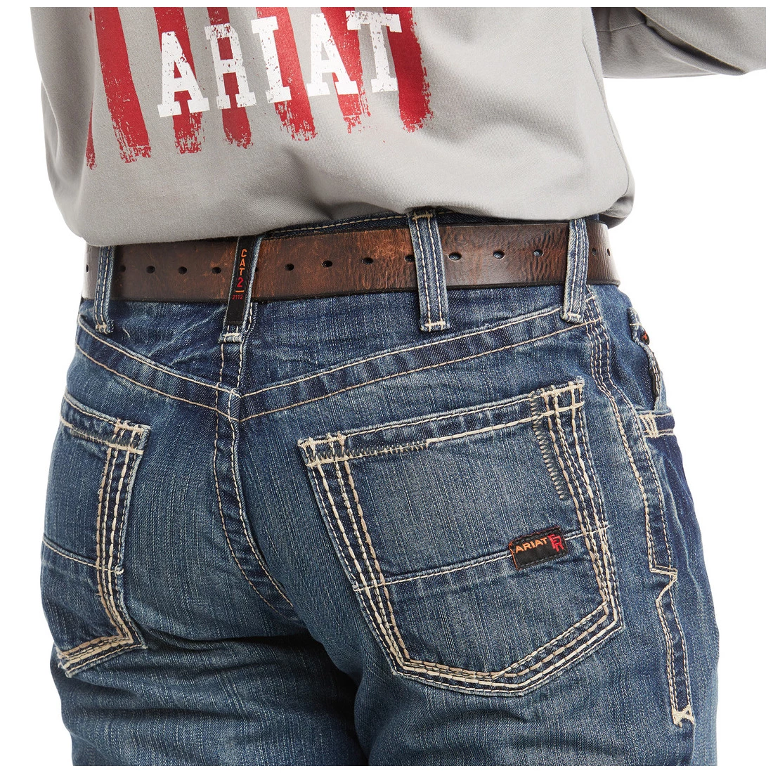 Ariat Men's FR M4 Low Rise Boundary Boot Cut Jean 4 Ariat Men's FR M4 Low Rise Boundary Boot Cut Jean - Image 4