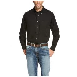 Ariat Men's Wrinkle Free Solid Shirt