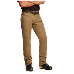 Ariat Men's Rebar M4 Low Rise Dura Stretch Made Tough Stackable Straight Leg Pant