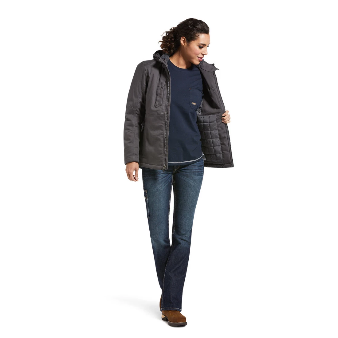 Ariat Women's Rebar Dura Canvas Insulated Jacket 4 Ariat Women's Rebar Dura Canvas Insulated Jacket - Image 4