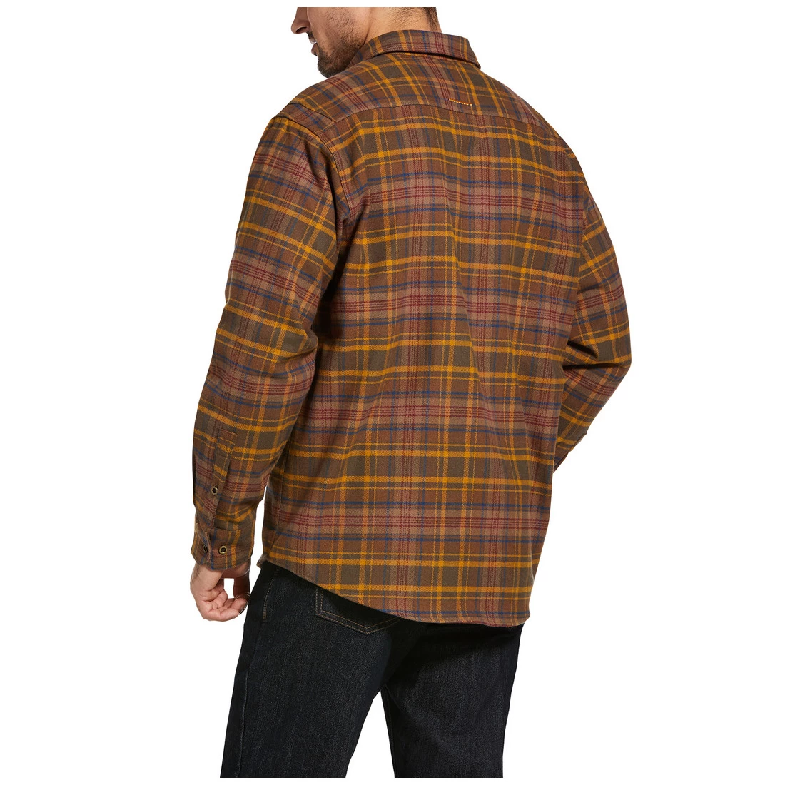 Ariat Men's Rebar Heavywieght Flannel Shirt 2 Ariat Men's Rebar Heavywieght Flannel Shirt - Image 2
