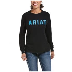 Ariat Women's Rebar Cotton Strong Black T-Shirt