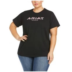 Ariat Women's Rebar Cotton Strong Logo T-Shirt