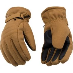 Kinco Men's Duck Fabric Waterproof Ski Gloves with Heatkeep