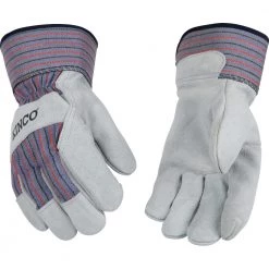 Kinco Men's Suede Cowhide Palm with Safety Cuff