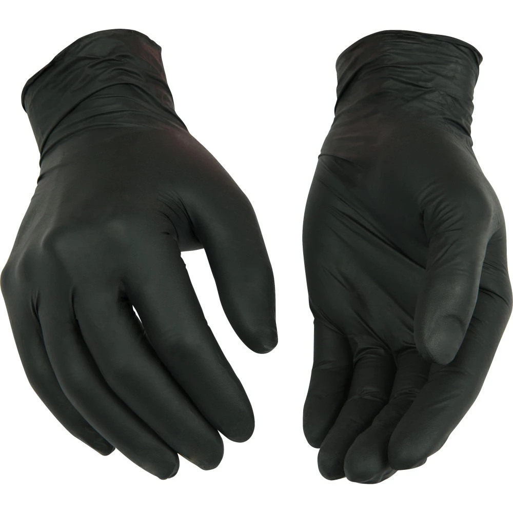 Kinco Men's Disposable Black Powder-Free Nitrile 1 Kinco Men's Disposable Black Powder-Free Nitrile