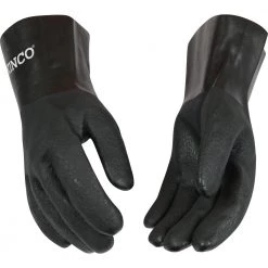 Kinco Men's 12" Sandy Finish PVC Gauntlet
