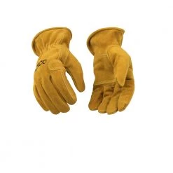 Kinco Men's Suede Cowhide Driver with Palm Patch