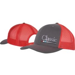 Classic Rope Snapback Ball Cap, CAPCR21, Charcoal / Red, Medium / Large -Clothing & Footwear Sales sftp a s assets20220113000000089