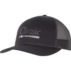 Classic Rope Snapback Ball Cap, CAPCR26, Black, Medium / Large