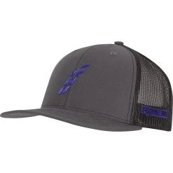 Rattler Rope Snapback Ball Cap, CAPRR9, Charcoal / Black, Medium / Large