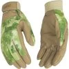 Kinco Women's KincoPro Green Synthetic with Pull-Strap Gloves, 2002W-L, Green Floral Camouflage, Large