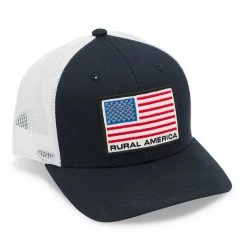 Rural Cloth Rural America Flag Hat, RC30201-05, Blue, One Size Fits All