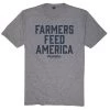 Rural Cloth Farmers Feed America T-Shirt, 1100201-10, Heather Gray, Medium