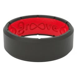 Groove Life Edge Black / Red, R7-001-12, Ring Size 12