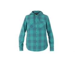 Noble Outfitters Women's Hooded Flannel Shirt