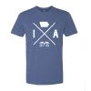 Homeplace Apparel Men's Iowa Logo Short Sleeve T-Shirt