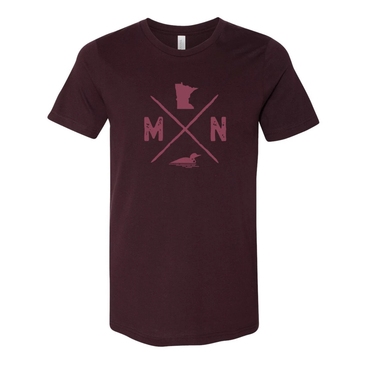Homeplace Apparel Men's Minnesota Logo Short Sleeve T-Shirt 1 Homeplace Apparel Men's Minnesota Logo Short Sleeve T-Shirt