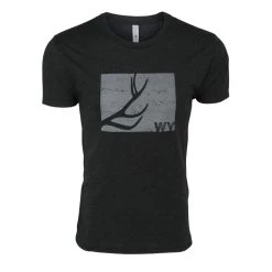 Homeplace Apparel Men's Wyoming Antler Short Sleeve T-Shirt