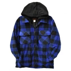 Victory Sportswear Men's Hooded Microfleece Zip Front Jacket