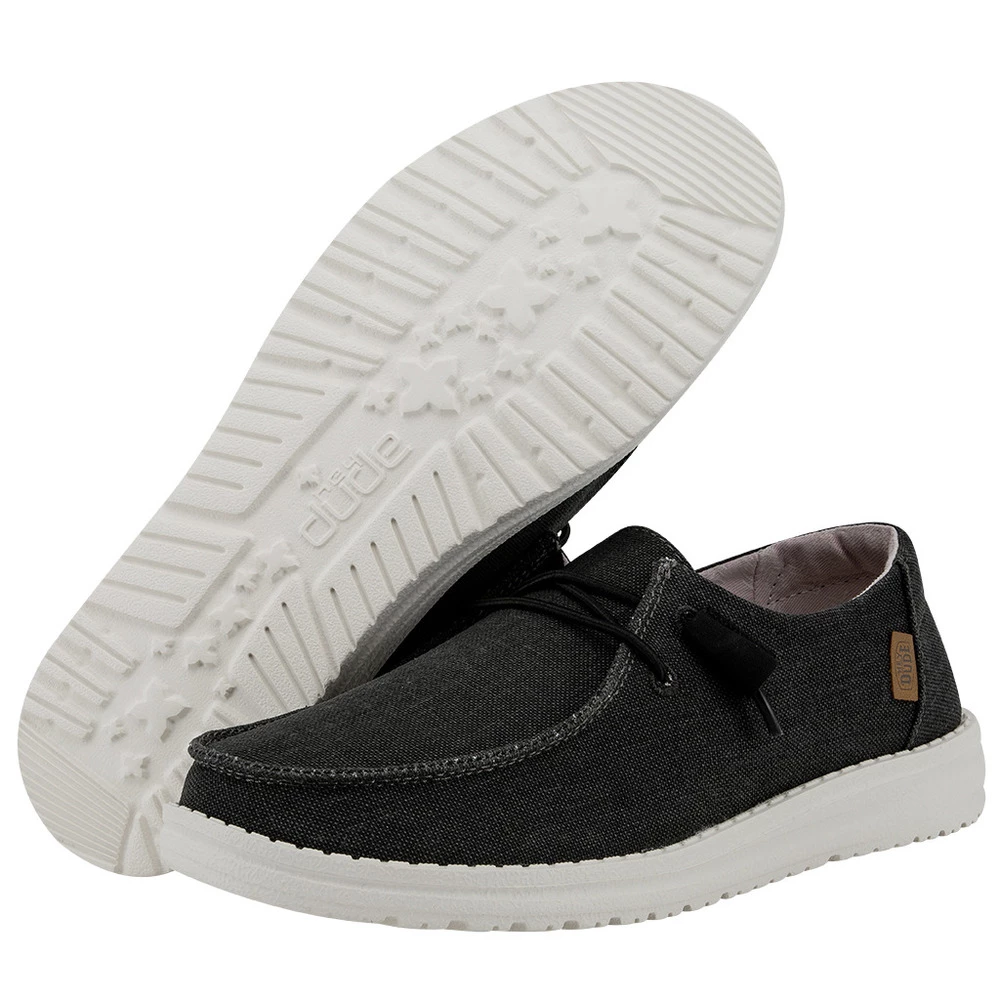 HEY DUDE Women's Wendy Chambray Slip On Casual Shoe 3 HEY DUDE Women's Wendy Chambray Slip On Casual Shoe - Image 3